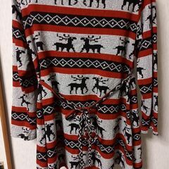 ◾値下げ◾X'masトナカイ柄　チュニック·ワンピース◾St.HELENAの画像