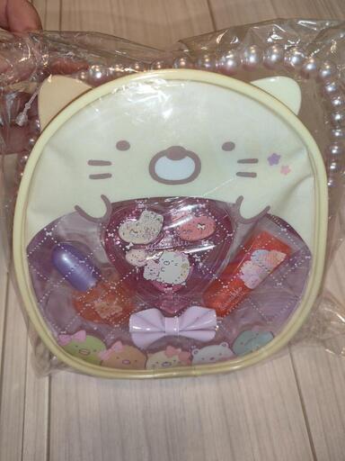 新品 未使用 すみっコぐらし コスメポーチ すみっコスメティックバッグ ねこ
