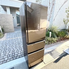 2021年製！美品♪☆★MITSUBISHI 冷凍冷蔵庫 ブラウ...