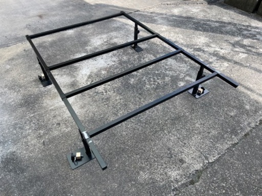 200系ハイエースレザー調ベットキット中古！車中泊キャンプなど