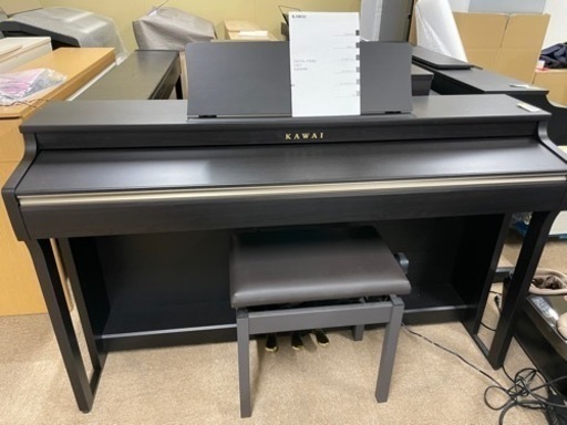 KAWAI CN27 Rプレミアムローズウッド仕上げ　88鍵盤電子ピアノローズウッド系の濃い焦茶色　河合楽器製作所　