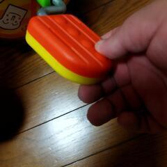 【購入者様決まりました。お取引中】アンパンマン三輪車　中古の画像