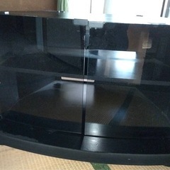 テレビ台　大きめコーナー用テレビボー車輪付きの画像