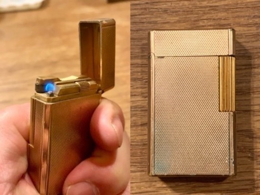 【お話中！】ST デュポン ガスライター ライン1Lラージ /ガスレフィルレッド/ヴィンテージ