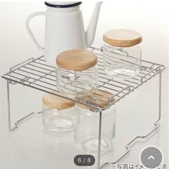 決まりましたニトリのスチールラックの画像