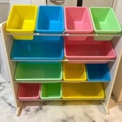 【お話中】おもちゃ収納ラックの画像
