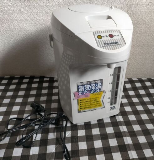 Peacock 電気保温エアーポット  3L