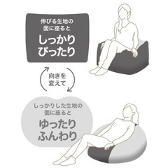 【値下】ニトリ　ビーズソファ　大の画像