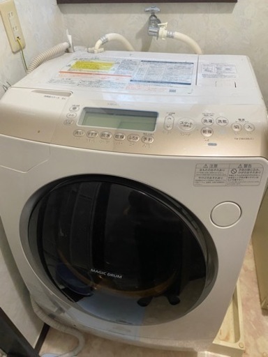 受け渡し完了　値下げしました　TOSHIBA ドラム式洗濯機