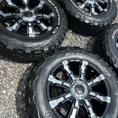 ★ 美品★クリムソン★MG*マーテルギアビースト★215/70R16★BF Goodrich★ALL-Terrain★ホワイトレター★PCD139.7★ハイエース/レジアスエース★の画像
