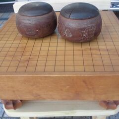 碁石・碁盤セット　：中古品