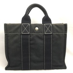 HERMES エルメス フールトゥPM 黒トートバッグの画像