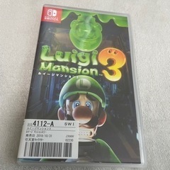 Nintendo Switchゲームソフト　ルイージとスプラトゥーンの画像