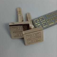 GIVENCHY ジヴァンシィ カフスボタン カフリンクス ゴールドの画像