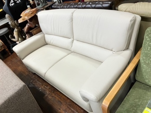 3/5値下げいたしました！⭐️人気⭐️himolla 2Pソファ ヒモラ ホワイト 白系 家具 2人掛けソファ No.405