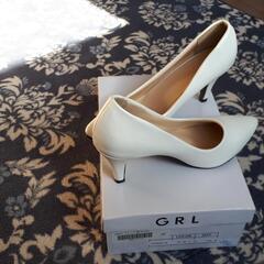 GRL‼️白のパンプス👠新品‼️24cmの画像