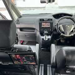 仙台☆H24セレナハイウェイスターSハイブリッド黒☆車検取り立て☆冬タイヤ装着済み☆両側パワースライドドア☆内外キレイで装備も充実！の画像