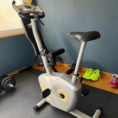 フィットネスバイク　折りたたみ可能の画像