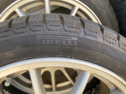 三菱 ランエボ10 純正ホイール 冬タイヤ付き 【ピレリ 245/40R18】