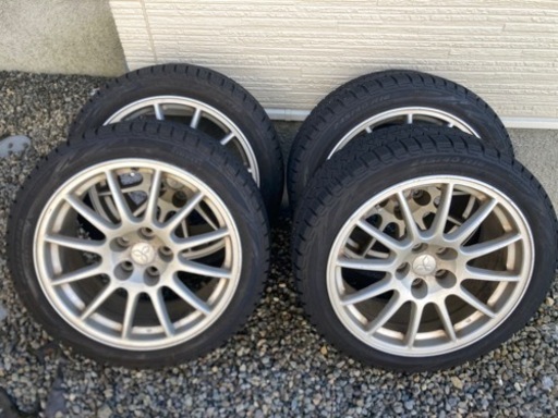  三菱 ランエボ10 純正ホイール 冬タイヤ付き 【ピレリ 245/40R18】