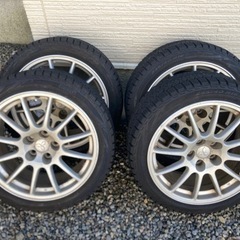 三菱 ランエボ10 純正ホイール 冬タイヤ付き 【ピレリ 245/40R18】