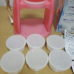 ドウシシャ 電動かき氷器セットの画像