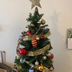 クリスマスツリー　オーナメント　LEDデコつきの画像