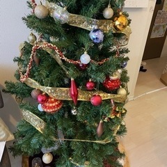 クリスマスツリー　オーナメント　LEDデコつき