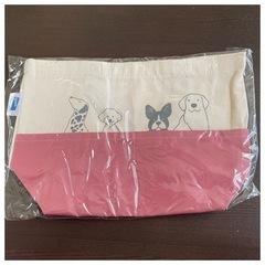 お散歩用トートバッグ　ピンク