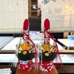 ちりめん門松　2個セットの画像