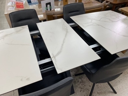 【愛品館 江戸川店 ダイニングセット】エクステンションダイニングテーブル5点セット ID:152-008949-007