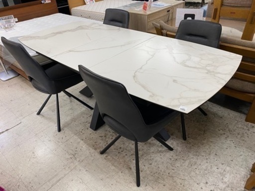 【愛品館 江戸川店 ダイニングセット】エクステンションダイニングテーブル5点セット ID:152-008949-007