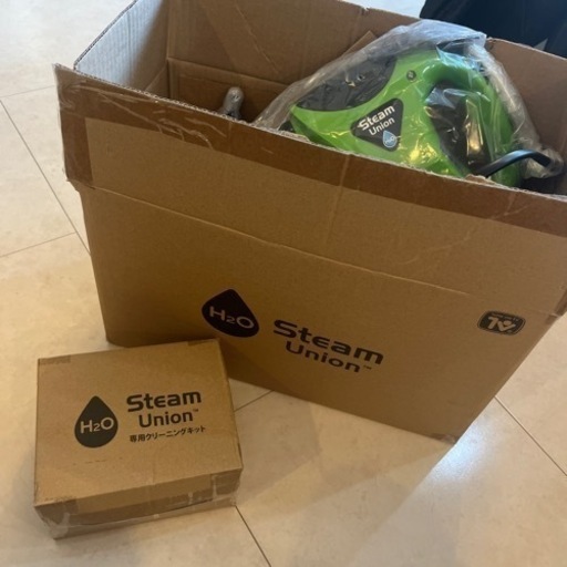 H2O スチームユニオン　カートリッジ付き　Steam Union 新品未使用　お掃除　家電