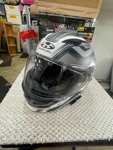 リサイクルショップどりーむ荒田店 No9441 フルフェイスメット　バイク用　KABUTO　KAMUIⅡ　Mサイズ　定価約３万　中古