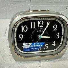 ☆保管未使用品 PYXIS 目覚まし時計 NR412S SEIKO セイコークロック 置時計 ☆ 札幌市白石区 白石店 の画像