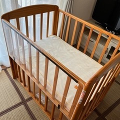 ミニサイズ　ベビーベッド　の画像