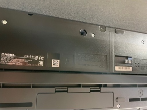 中古美品！カシオ(CASIO) Privia PX-S1100BK(「CS-68P」専用スタンド、X型椅子セット)