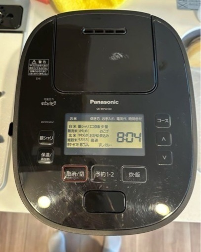 炊飯器　Panasonic SR-MPA100-K BLACK