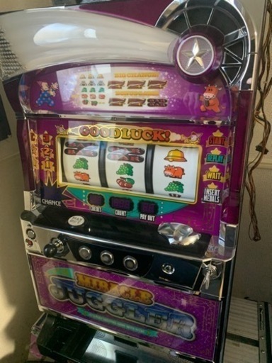 スーパーミラクルジャグラー 5号機実機　カウンター付