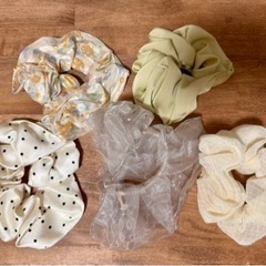 ☆値下げしました！【未使用品】シュシュ5個セット