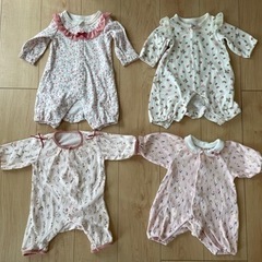 ロンパース　秋冬物　4着