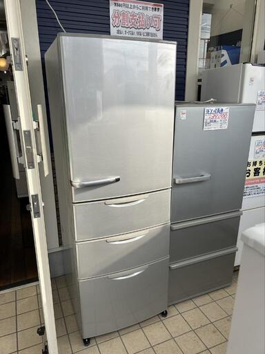 ★【アクア】4ドア冷蔵庫　355L 201５年製(AQR-361D)【3ヶ月保証付き★送料に設置込み】自社配送時代引き可※現金、クレジット、スマホ決済対応※