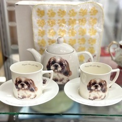 【未使用品】シーズーのティーセット