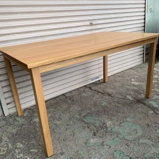 【取引中】B494 無印良品　良品計画　テーブル　デスク　天然木　タモ材