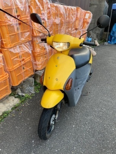 【受渡予定者決定済み】スズキ レッツ4 原付 50cc 原チャリ バイク 実動品 中古 修理前提