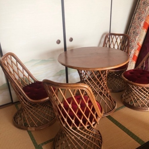 籐家具5点セット