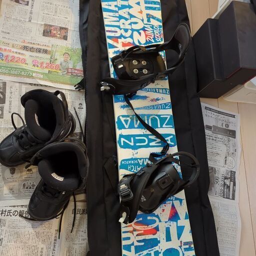 ZUMA スノーボード3点セット