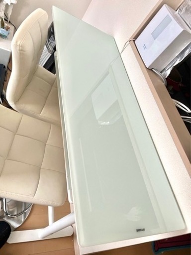 ダイニングチェア ガラス天板 ダイニングセット ガラステーブル チェア2脚 カウンターチェア カウンターテーブル バーテーブル パソコンデスク