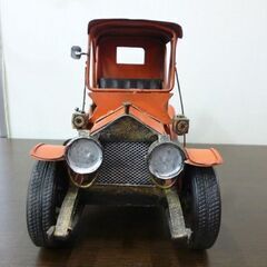 クラシックカー ブリキ オブジェ 全長33.5cm アメリカン雑貨 車 インテリア雑貨 ヴィンテージ風 札幌市東区 新道東店の画像