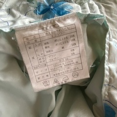 洗える羽毛肌ふとん / フラワー / 未使用に近いの画像